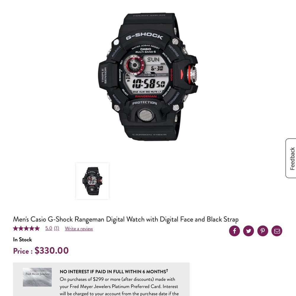 CASIO SOLAR RANGEMAN WATCH - Picture 3 of 14